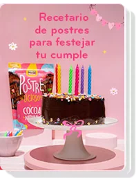Recetario de pasteles de cumple