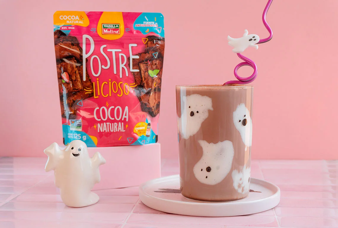 Leche chocolatada fantasmal