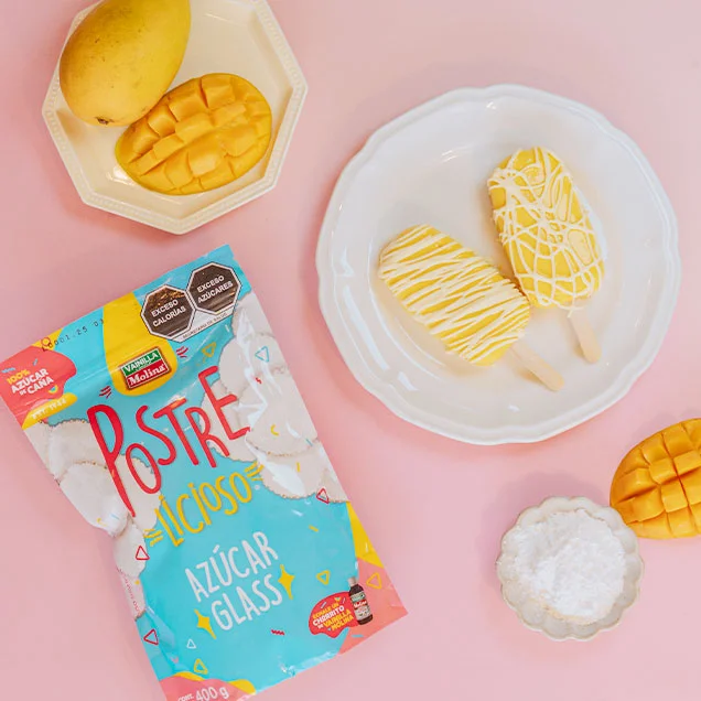 Paletas de mango fáciles
