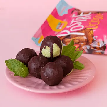 TRUFAS DE CHOCOMENTA